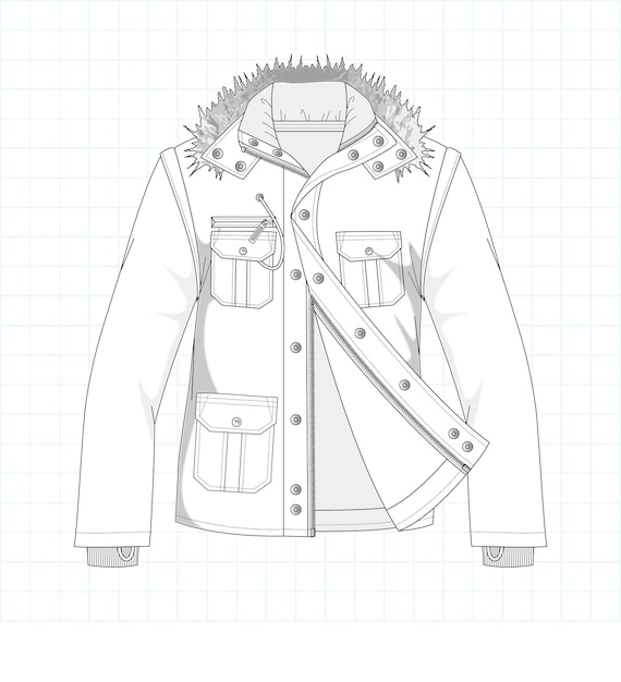 abrigo de invierno sobre abrigo chaqueta ropa exterior