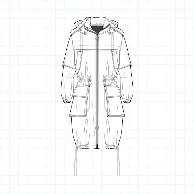 abrigo de invierno sobre abrigo chaqueta ropa exterior