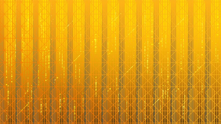 Vector abstact dorado con franjas doradas