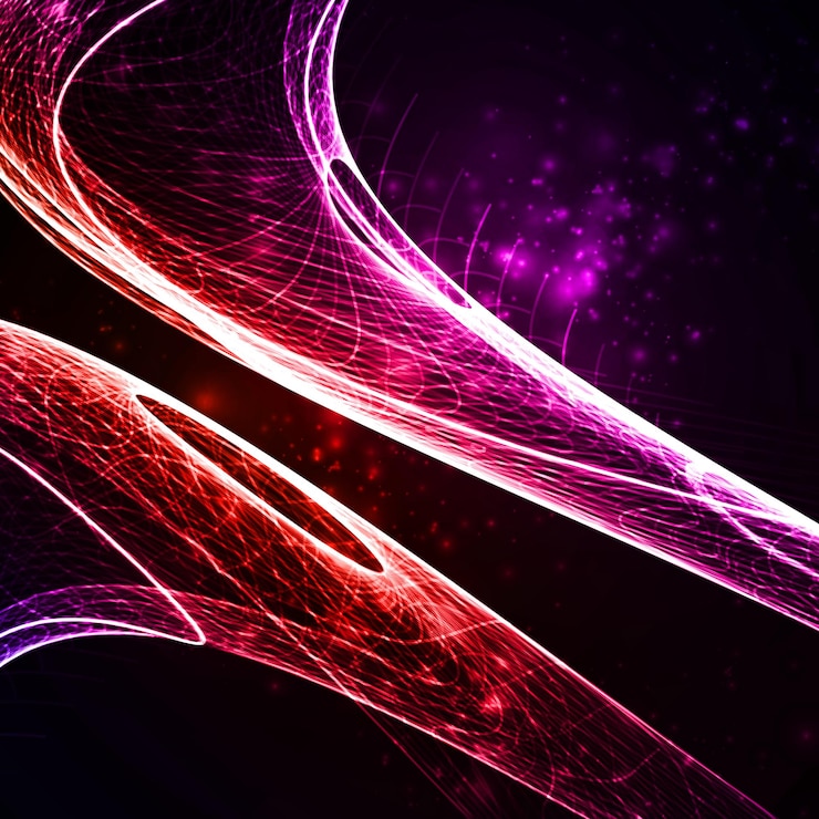 Vector abstrac, ola brillante, futurista.