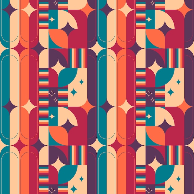 Abstracción brillante Vector de patrones sin fisuras