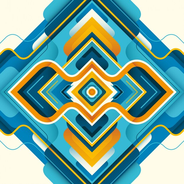 Abstracción de estilo moderno