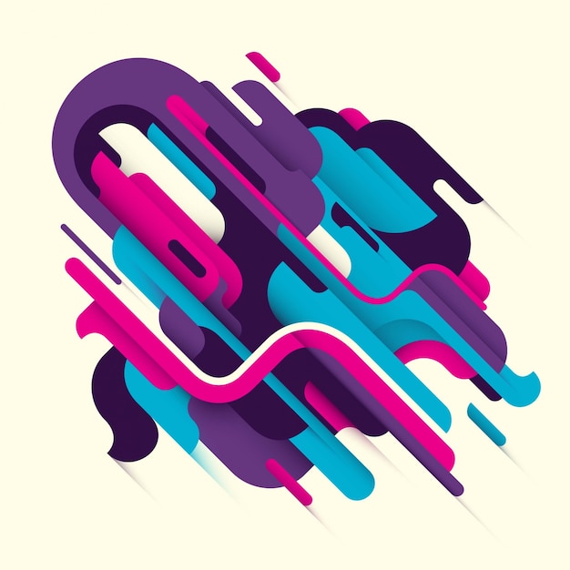 Vector abstracción de estilo moderno