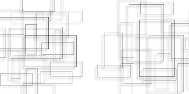 Abstracción geométrica digital con líneas y puntos Fondo geométrico en tonos blancos