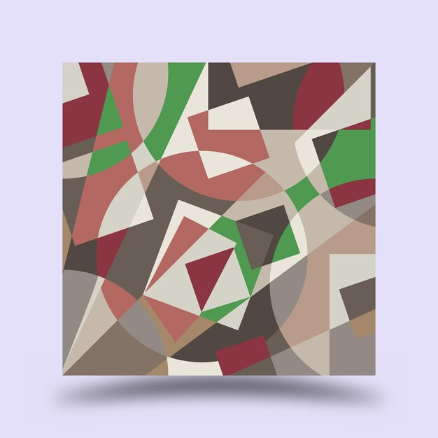 Abstracción geométrica Un patrón de formas geométricas Fondo abstracto para impresiones de murales de diseño interior creativo cubre pancartas e ideas creativas