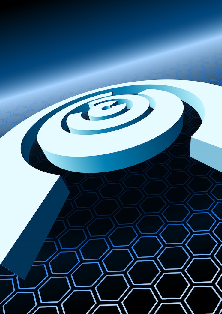 Vector abstracción con segmentos circulares y celdas