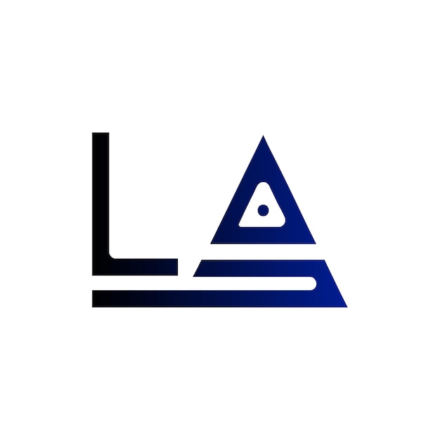 abstract alfabeto moderno minimalista icono de la compañía atemporal monograma símbolo vectorial espacio negativo logotipo