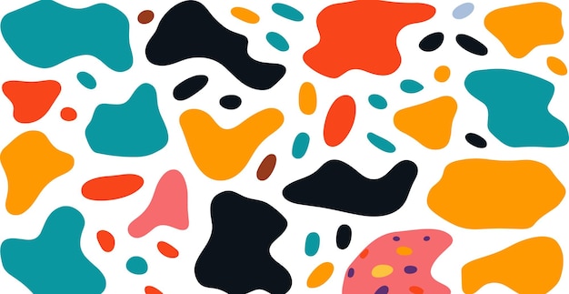 Abstract animal print blobs perfecto para el hogar y la moda