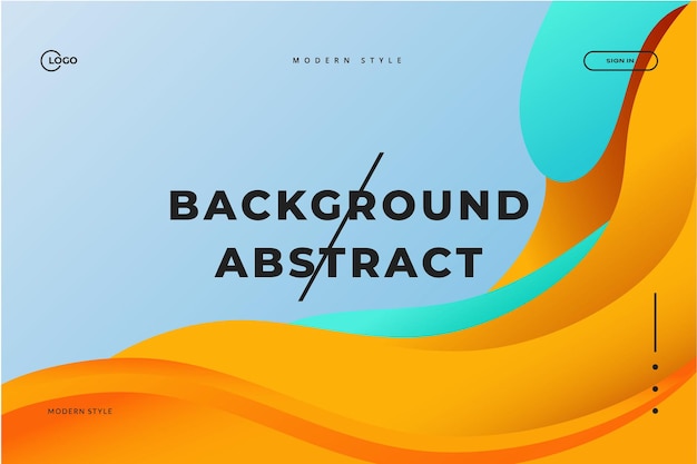 Abstract Background Dynamic Wave Colorful se utiliza para la creatividad y la vitalidad de la interfaz de usuario del sitio web