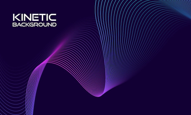 Abstract Colorful Gradient Kinetic Background Concepto de diseño de fondo para el papel tapiz de fondo