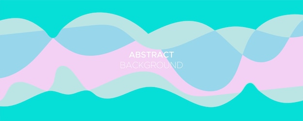 Abstract Coloroso Líquido Banner Horizontal Fondo Fluido Layout Minimal Moderno Diseño de portada creativa para encabezado corporativo Marca de cartel Diapositiva y plantilla de ilustración vectorial de folleto