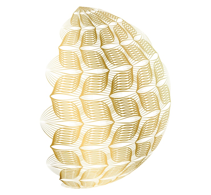 Vector abstract digital sphere with gradient lines futuristic globe design symbolizing big data neural networks blockchain technology innovation and global connection for hitech projects and present
