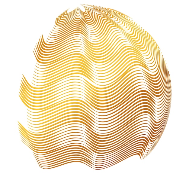 Abstract digital sphere with gradient lines Futuristic globe design symbolizing big data neural networks blockchain technology innovation and global connection for hitech projects and present