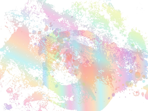 Abstract Fluid Splash. Acuarela de fondo texturizado. Pintura de bandera de venta. Pinturilla de gradiente. Pintaje de pincel vectorial holográfico. Pinturas aisladas en fondo blanco.