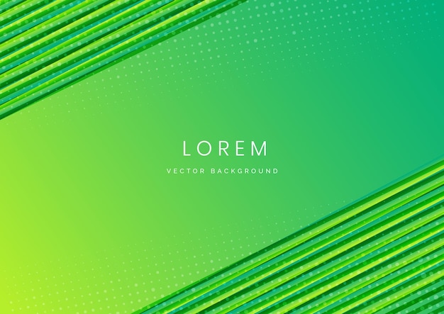 abstract green gradient diagonal stripes lines with dots pattern on green background