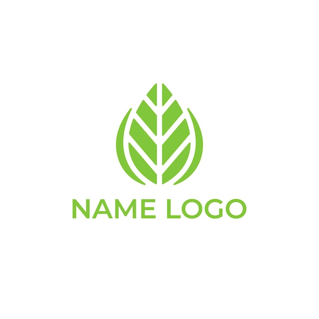 Abstract Leaf Logo Design Vector