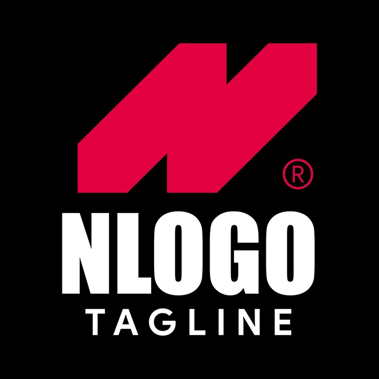 Vector abstract letra n logotipo para el logotipo de la empresa de construcción