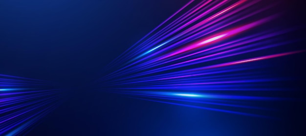 Abstract Light Trails - Futuristic Energy Flow