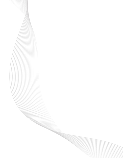 Abstract Minimalist Wave of Light