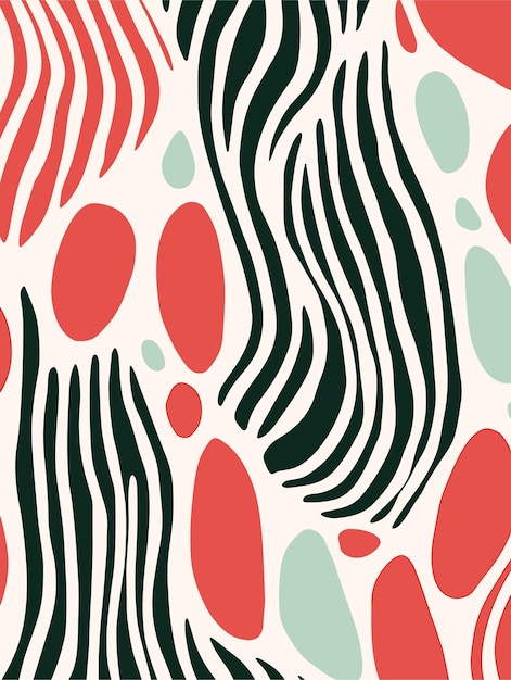 Abstract pattern background poster