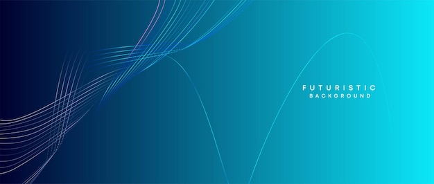 Abstract Peacock Blue Ocean Dark Blue Tecnológico Moderno Línea de Ola Fluyente Fondo Teal Azul y Negro Tecnología Digital del Futuro Banner Web Fondo para la Presentación portada Diapositiva Revista