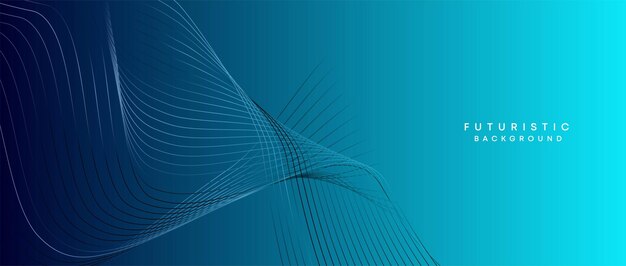 Abstract Peacock Blue Ocean Dark Blue Tecnológico Moderno Línea de Ola Fluyente Fondo Teal Azul y Negro Tecnología Digital del Futuro Banner Web Fondo para la Presentación portada Diapositiva Revista