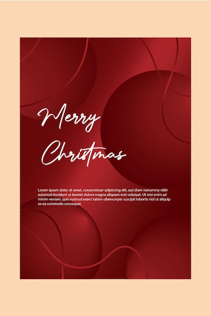 abstract póster de felices navidades