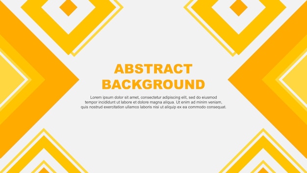 Abstract Template de diseño de fondo Abstract Banner Papel de pared Ilustración vectorial Abstract Amber Amarillo Día de la Independencia