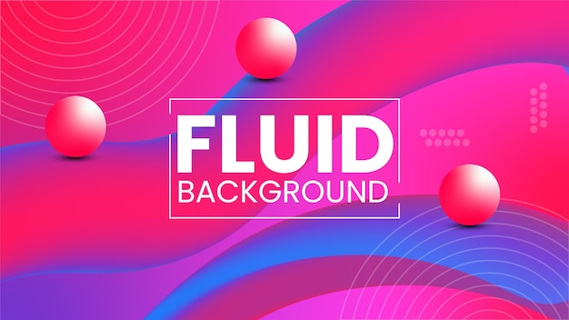 Abstracto 3d dinámico de fondo de fluido o formas de fondo de onda líquida