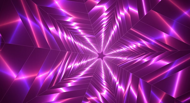 Abstracto 3d espacio de fondo vectorial destellos túnel y torbellinos