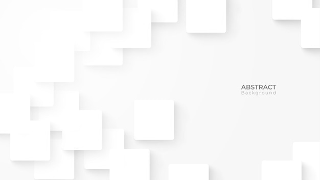Abstracto 3d moderno fondo cuadrado textura de patrón geométrico blanco y gris