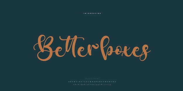 Abstracto Alfabeto de fuentes de moda Fonts urbanos modernos mínimos para la marca de logotipo, etc. Tipografía Caligrafía