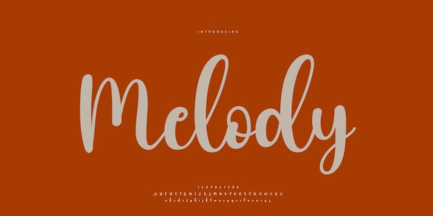 Abstracto Alfabeto de fuentes de moda Fonts urbanos modernos mínimos para la marca de logotipo, etc. Tipografía Caligrafía