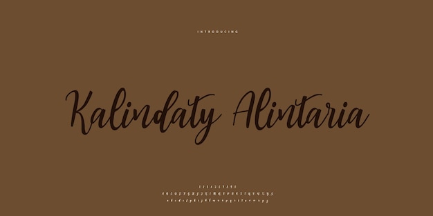 Abstracto Alfabeto de fuentes de moda Fonts urbanos modernos mínimos para la marca de logotipo, etc. Tipografía Caligrafía