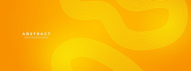 Abstracto amarillo geométrico con diseño vectorial de ilustración de fondo de estandarte triangular