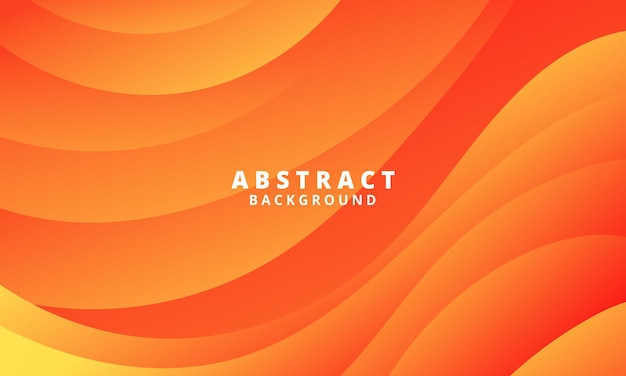 Abstracto amarillo naranja Fondo con formas onduladas Adecuado para folletos de sitios web carteles