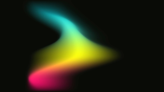 Abstracto Aura colorida en movimiento