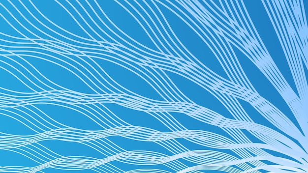 Abstracto azul con fondo de patrón de línea en zigzag sin costuras