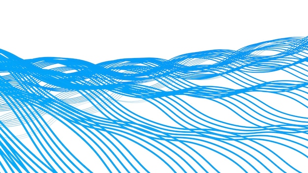 Abstracto azul con fondo de patrón de línea en zigzag sin costuras