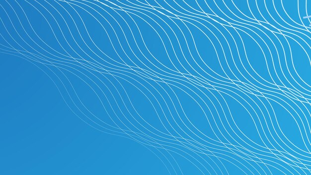 Abstracto azul con fondo de patrón de línea en zigzag sin costuras