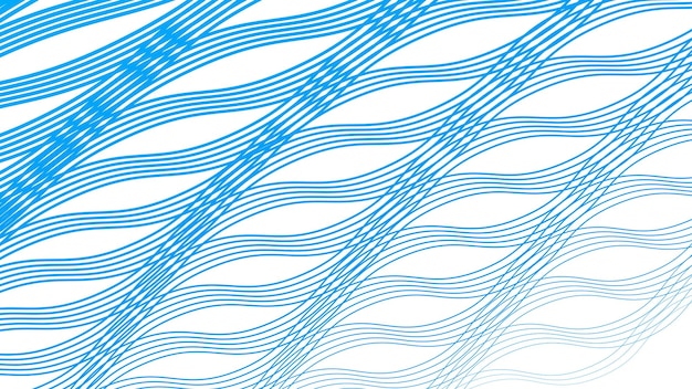 Abstracto azul con fondo de patrón de línea en zigzag sin costuras
