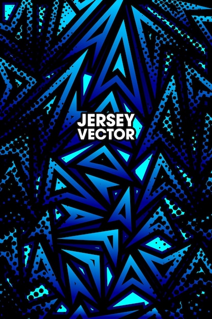 Abstracto azul y fondo de semitonos para el diseño de la camiseta