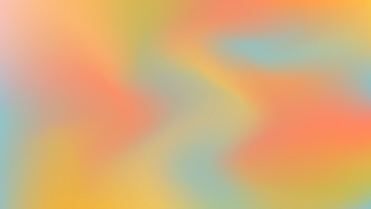 Abstracto azul naranja gradiente de fondo Pascua borrado pancarta multicolor con espacio de copia web vacío