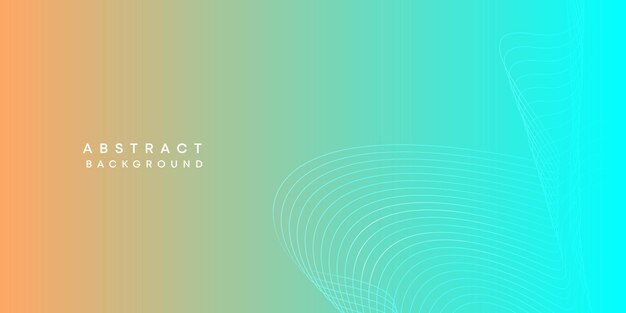 Abstracto azul naranja tecnología digital del futuro línea de fondo fluida geométrica Teal Ocean gradiente rojo líneas de onda suave fondo de banner web para portada volante cartel de encabezado sitio web