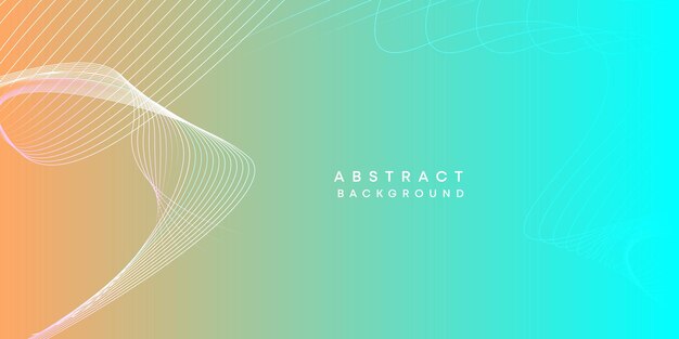 Abstracto azul naranja tecnología digital del futuro línea de fondo fluida geométrica Teal Ocean gradiente rojo líneas de onda suave fondo de banner web para portada volante cartel de encabezado sitio web