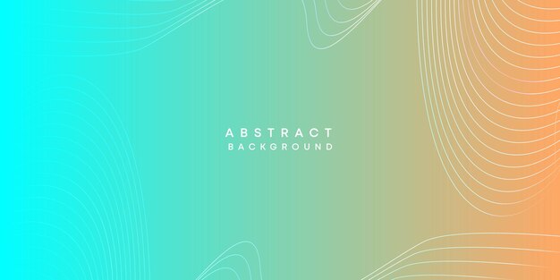 Abstracto azul naranja tecnología digital del futuro línea de fondo fluida geométrica Teal Ocean gradiente rojo líneas de onda suave fondo de banner web para portada volante cartel de encabezado sitio web