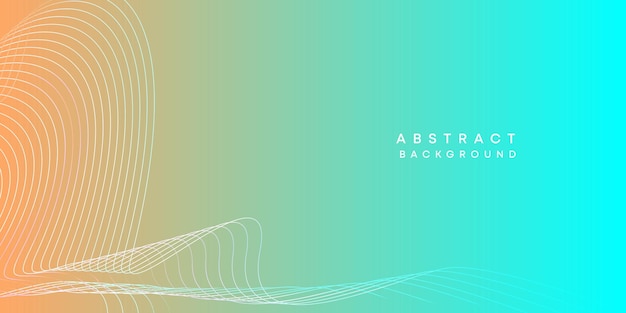 Abstracto azul naranja tecnología digital del futuro línea de fondo fluida geométrica Teal Ocean gradiente rojo líneas de onda suave fondo de banner web para portada volante cartel de encabezado sitio web