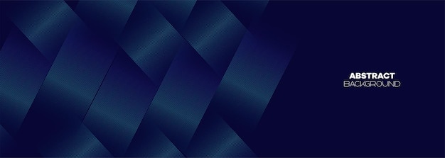 Abstracto Azul oscuro Gradiente Verde Forma geométrica y líneas ondulantes diagonales Tecnología de fondo
