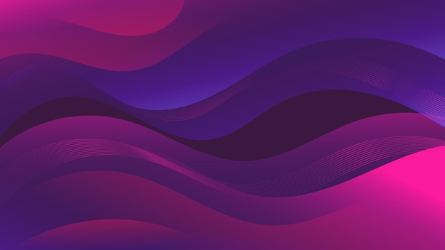 Abstracto azul púrpura Fondo con formas onduladas Adecuado para carteles de folletos de sitios web