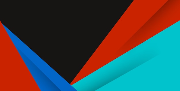 Abstracto azul rojo superposición forma color claro diseño de fondo